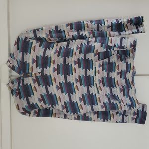 Hoodie | Southwest design | long sleeve | Purple | Size Medium | Koto brand